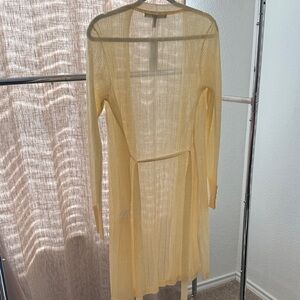 White House Black Market Cream Sweater Cardigan